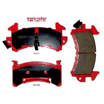 1990 Pontiac Firebird Disc Brake Pad Front Eurorotor XD154H image 1 of 1
