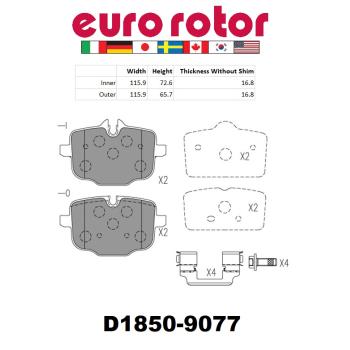 2020 BMW Alpina B7 Disc Brake Pad