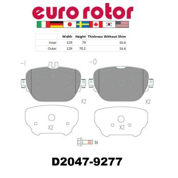 2019 Mercedes-Benz CLS450 Disc Brake Pad