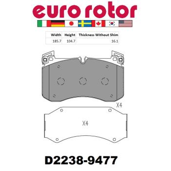 2019 Mercedes-Benz G63 AMG Disc Brake Pad