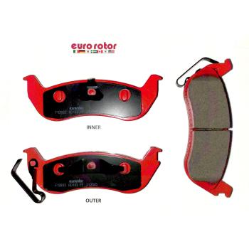 2009 Mercury Grand Marquis Disc Brake Pad Rear Eurorotor XD932 image 1 of 1