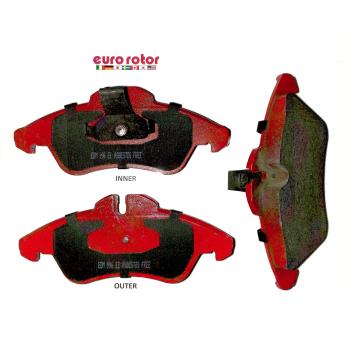 2004 Dodge Sprinter 2500 Disc Brake Pad Front Eurorotor XD950 image 1 of 1