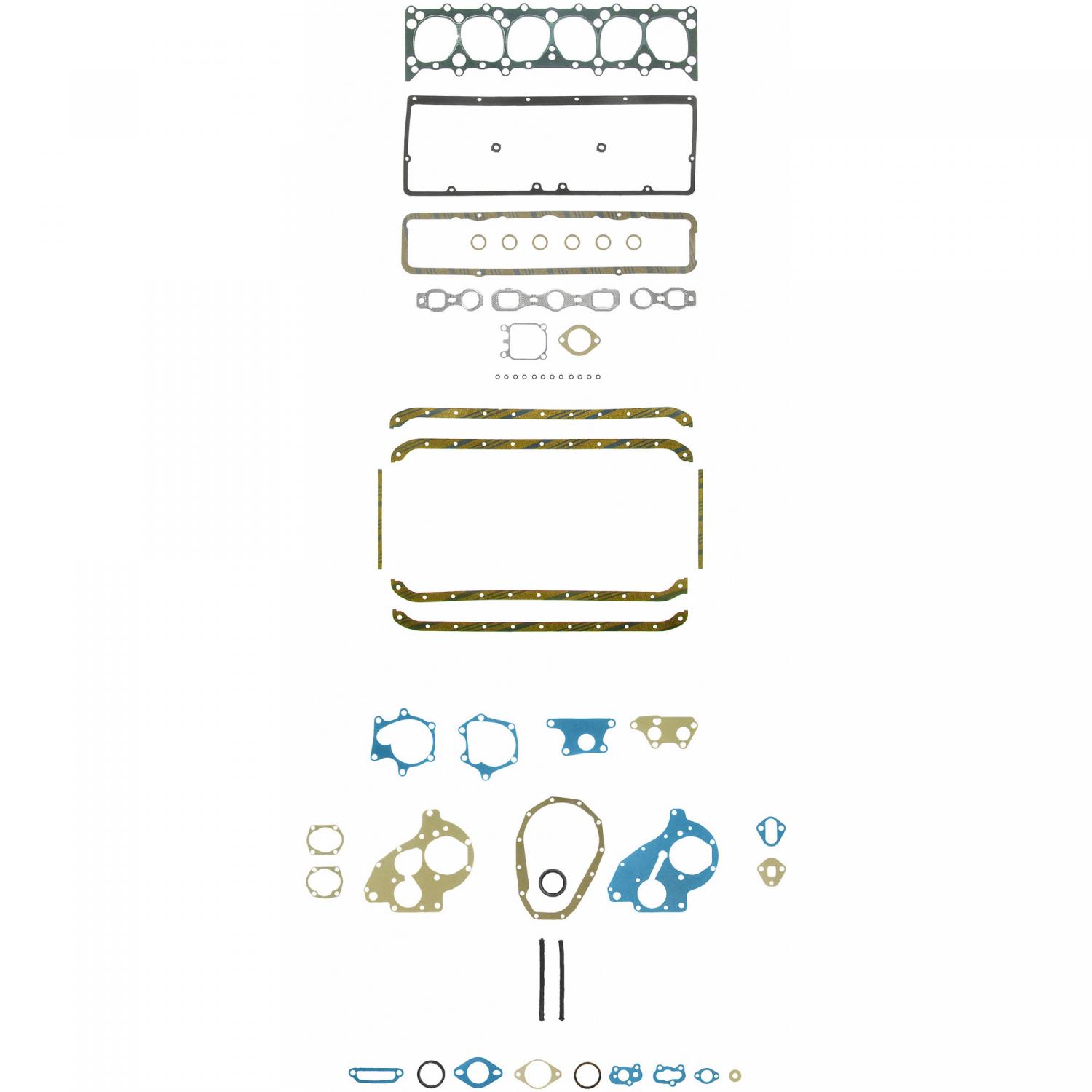 Fel-Pro FS7276B2 - Engine Gasket Set Fel-Pro FS7276B2 Engine Complete Overhaul Gasket Set product image 1 of 1