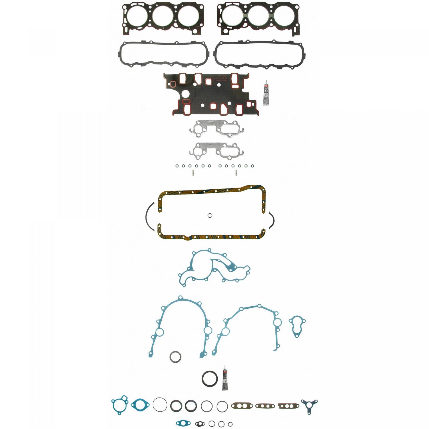 Fel-Pro FS8451PT1 - Engine Gasket Set Fel-Pro FS8451PT1 Engine Complete Overhaul Gasket Set product image 1 of 1