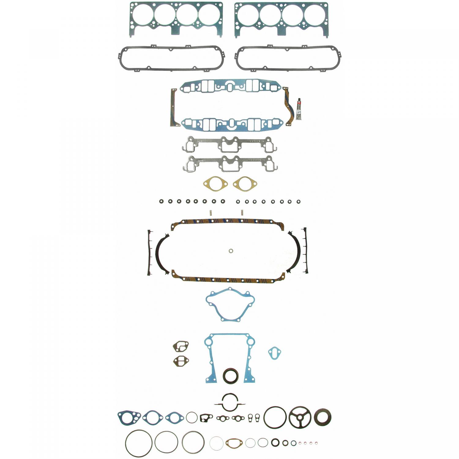 Fel-Pro FS8553PT10 - Engine Gasket Set Fel-Pro FS8553PT10 Engine Complete Overhaul Gasket Set product image 1 of 1