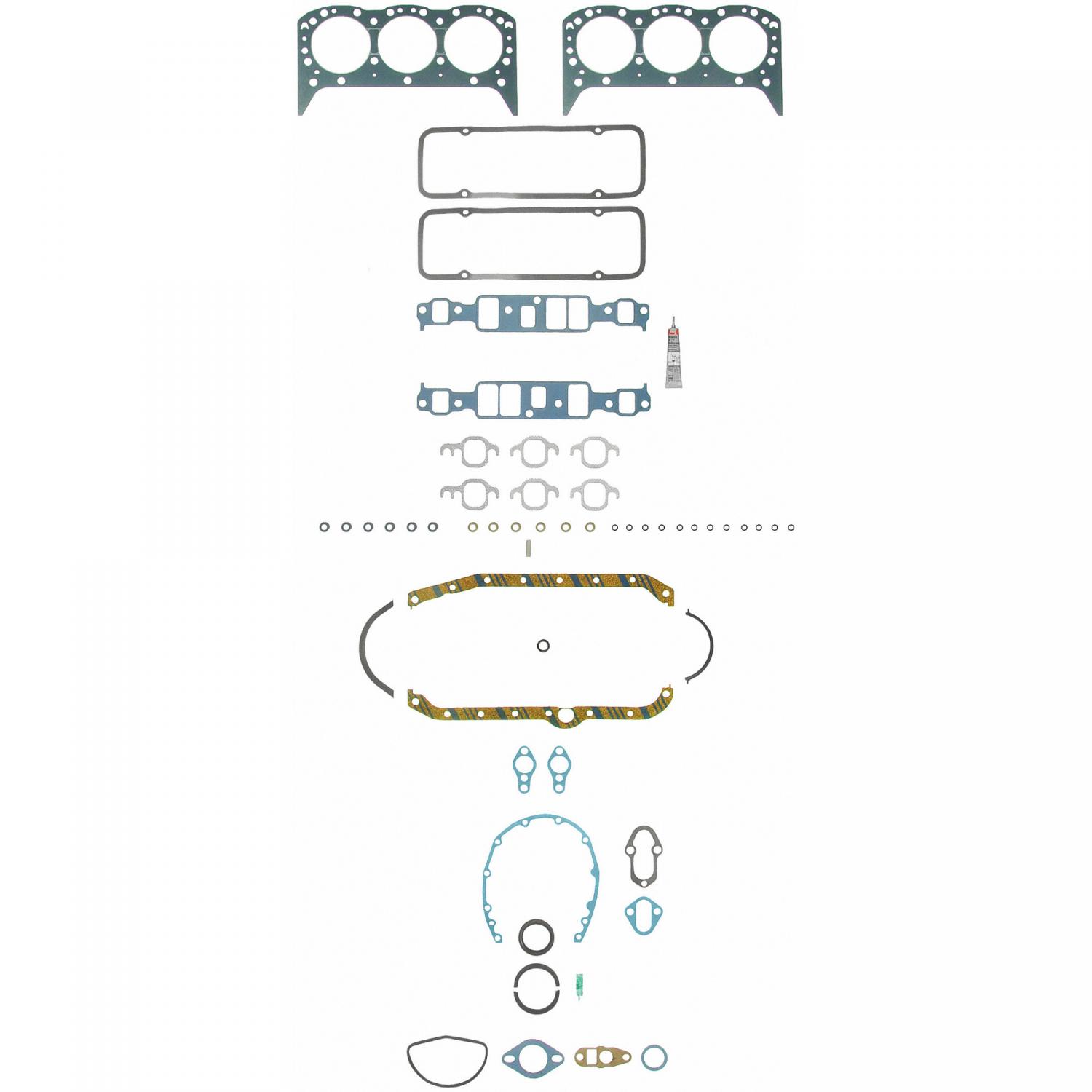 Fel-Pro FS8721PT - Engine Gasket Set Fel-Pro FS8721PT Engine Complete Overhaul Gasket Set product image 1 of 1
