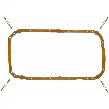 1994 Dodge Shadow Engine Oil Pan Gasket Set Fel-Pro OS30570T image 1 of 1