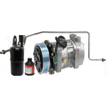 2001 Jeep Cherokee A/C Compressor and Component Kit Four Seasons 1643NK image 1 of 4