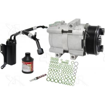 2000 Ford E-350 Econoline A/C Compressor and Component Kit Front Four Seasons 2008NK image 1 of 4