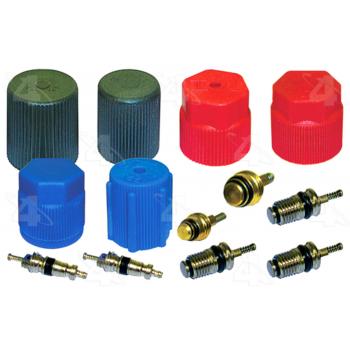 1999 Ford F800 A/C System Valve Core and Cap Kit