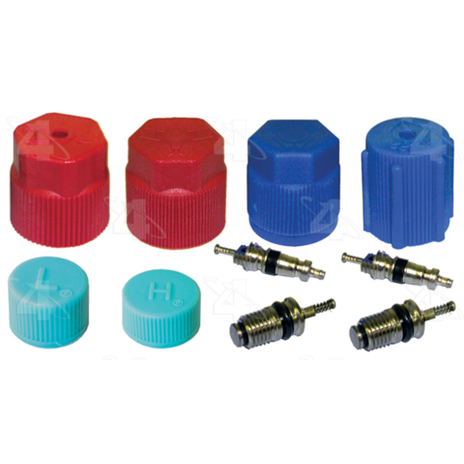 Four Seasons 26783 - A/C System Valve Core and Cap Kit Four Seasons 26783 A/C System Valve Core and Cap Kit product image 1 of 2