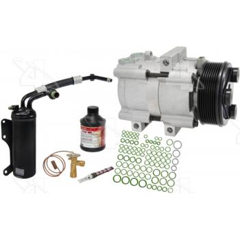2000 Ford E-350 Econoline A/C Compressor and Component Kit Front and Rear Four Seasons 2989NK image 1 of 4