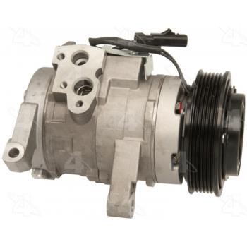 2007 Jeep Commander A/C Compressor and Component Kit Front and Rear Four Seasons 4649NK image 1 of 4