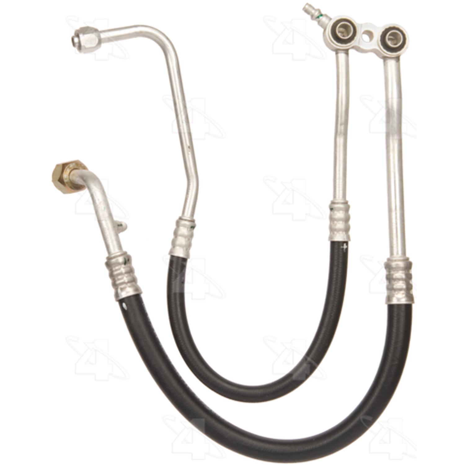 Four Seasons 55038 - A/C Refrigerant Discharge / Suction Hose Assembly Four Seasons 55038 A/C Manifold Hose Assembly product image 1 of 5