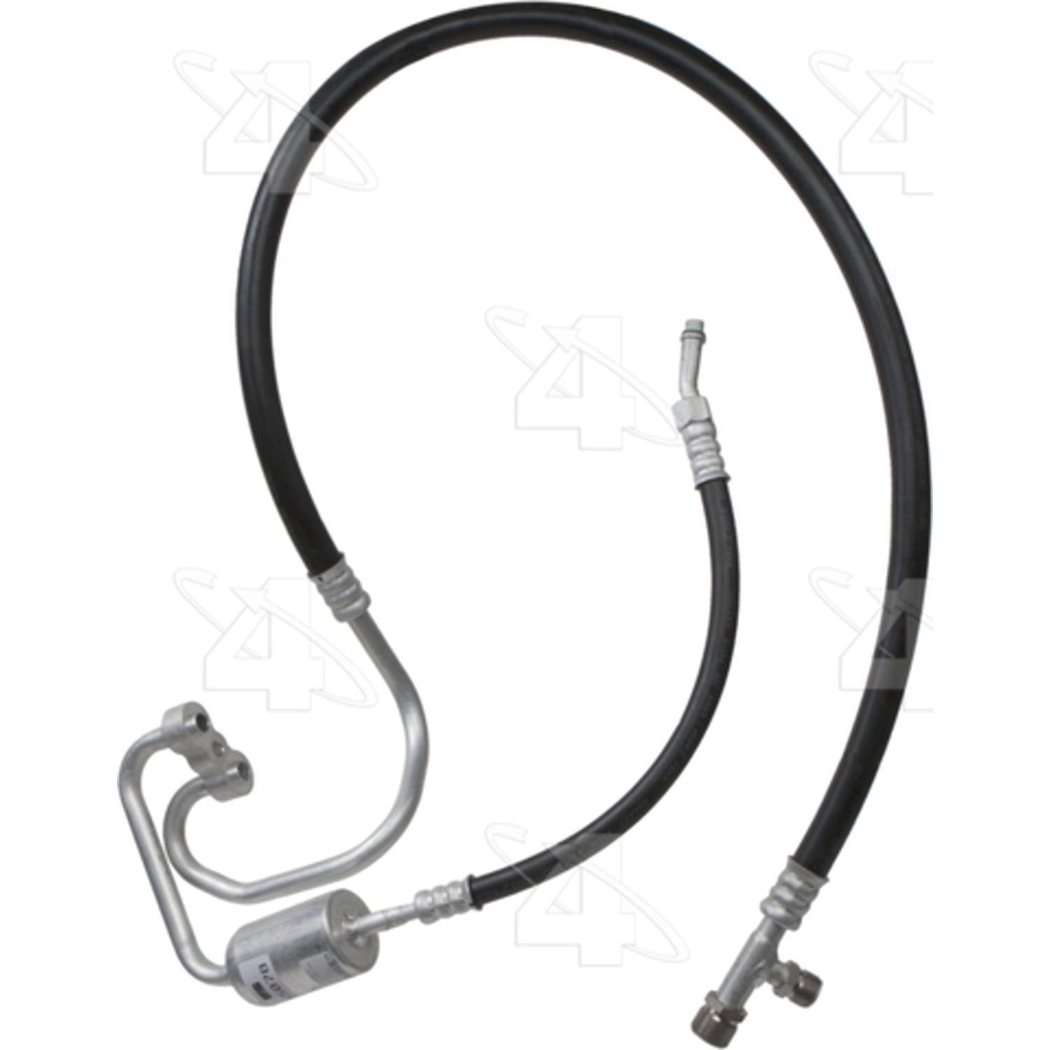 Four Seasons 55078 - A/C Refrigerant Discharge / Suction Hose Assembly Four Seasons 55078 A/C Manifold Hose Assembly product image 1 of 1