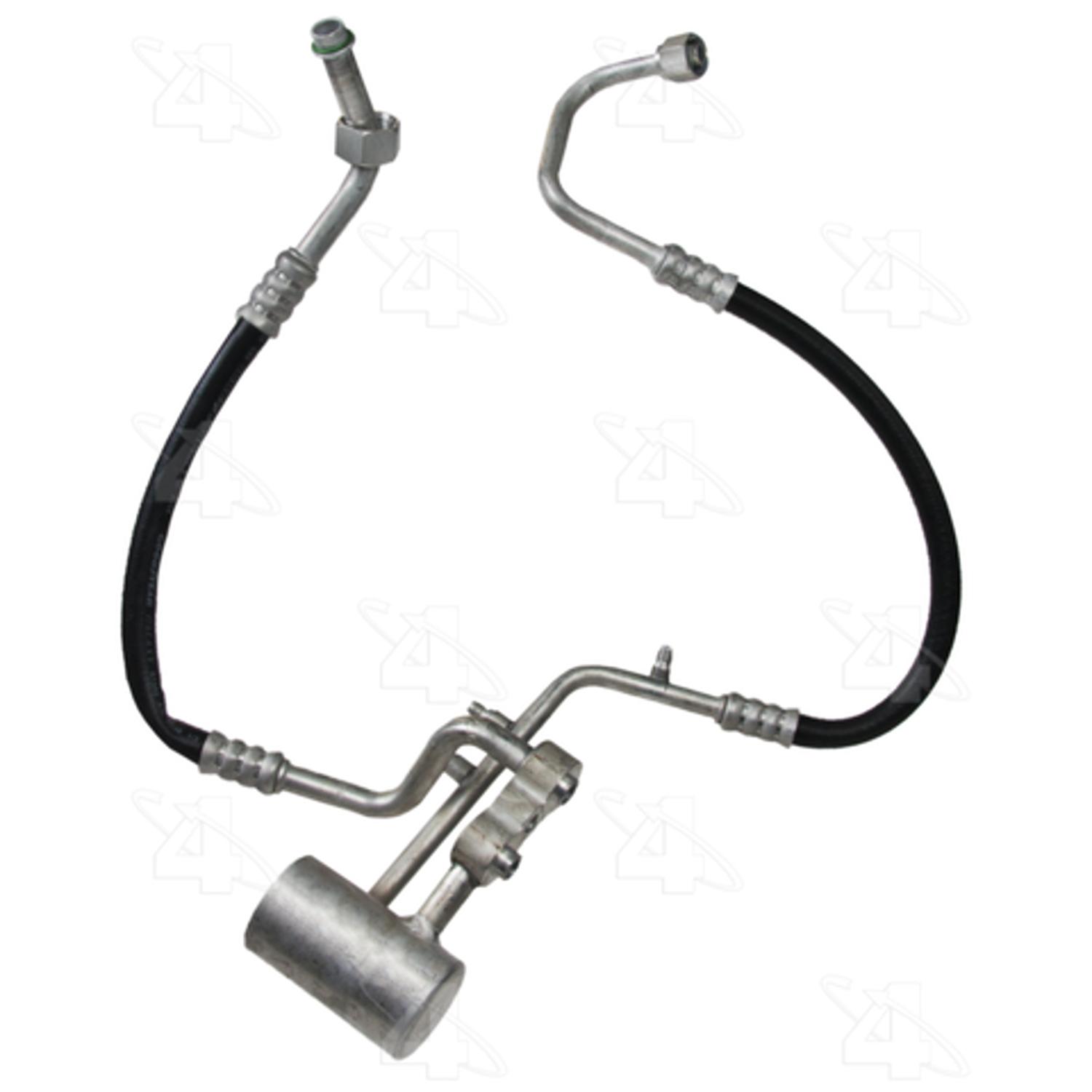 Four Seasons 55450 - A/C Refrigerant Discharge / Suction Hose Assembly Four Seasons 55450 A/C Manifold Hose Assembly product image 1 of 1
