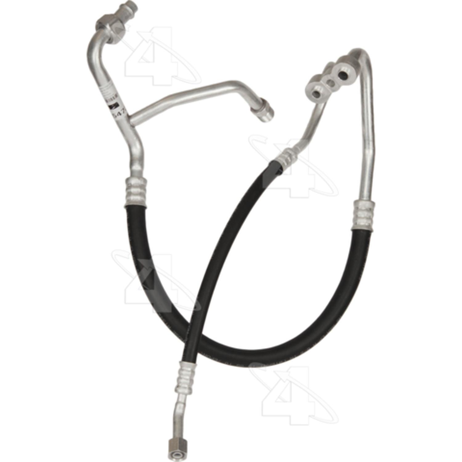 Four Seasons 55472 - A/C Refrigerant Discharge / Suction Hose Assembly Four Seasons 55472 A/C Manifold Hose Assembly product image 1 of 2