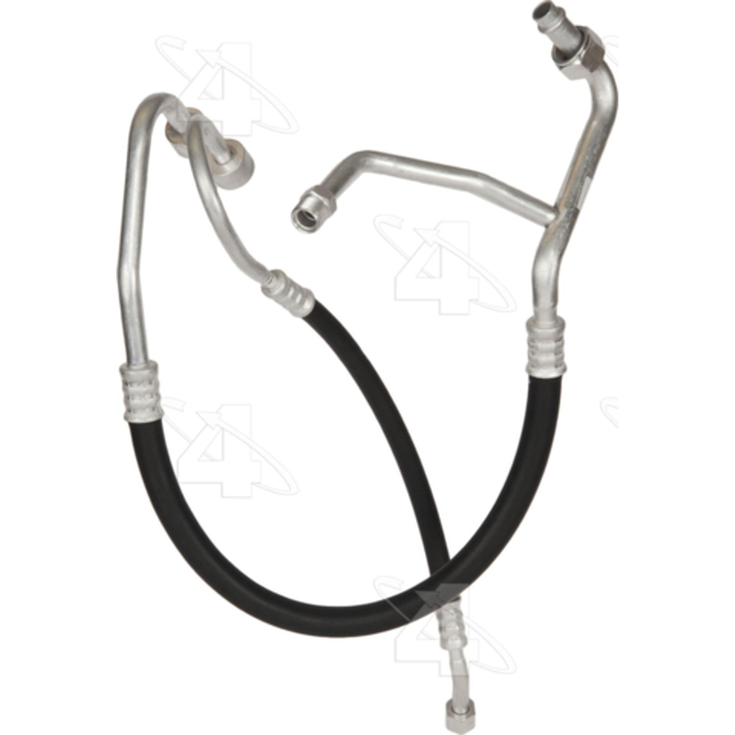 Four Seasons 55472 - A/C Refrigerant Discharge / Suction Hose Assembly Four Seasons 55472 A/C Manifold Hose Assembly product image 2 of 2