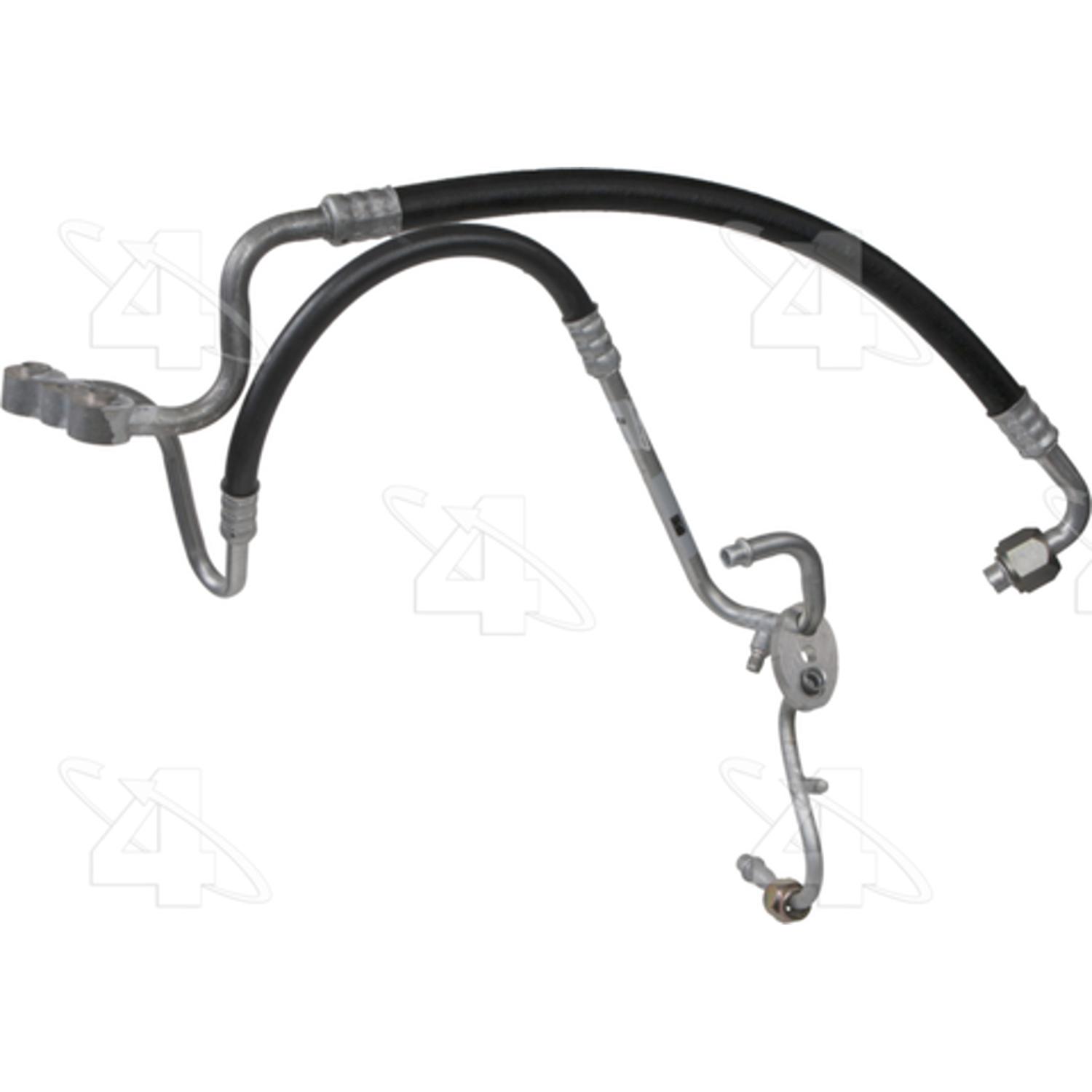 Four Seasons 55485 - A/C Refrigerant Discharge / Suction Hose Assembly Four Seasons 55485 A/C Manifold Hose Assembly product image 1 of 1