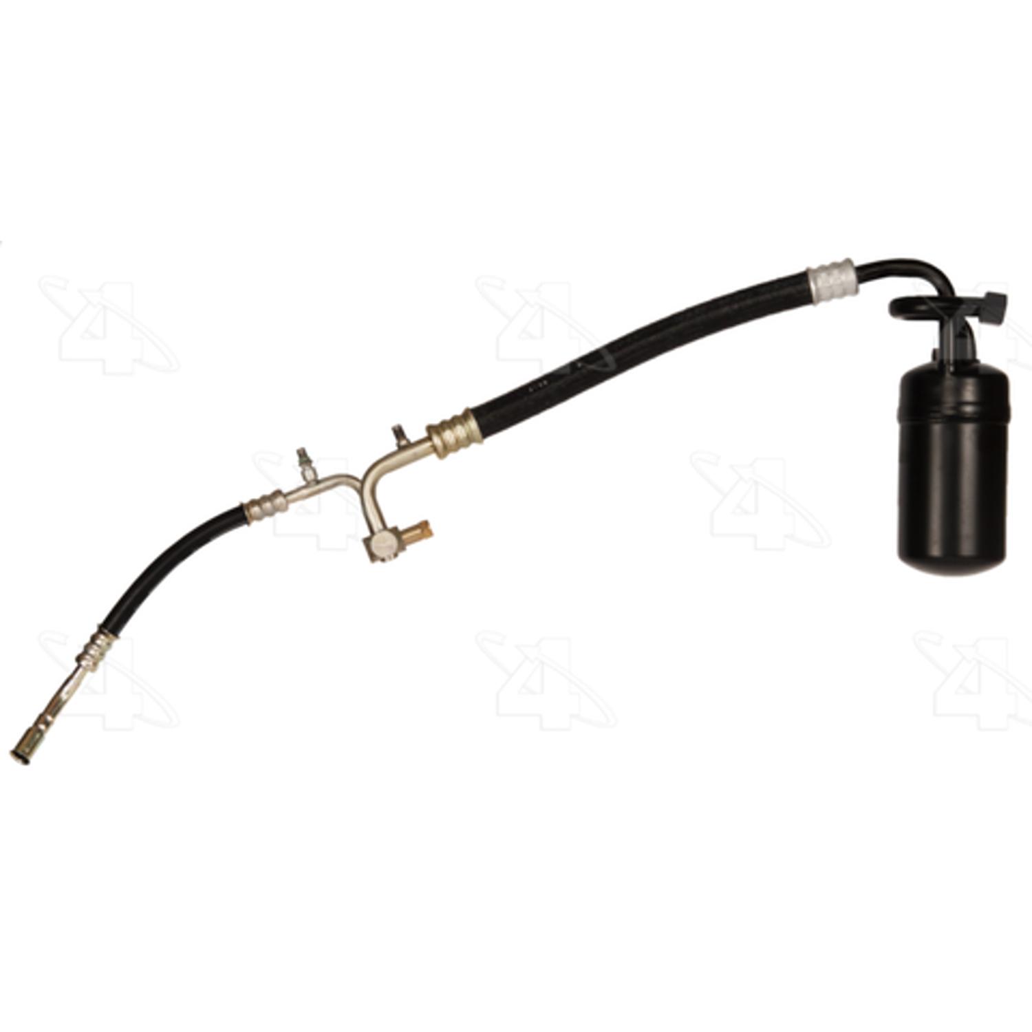 Four Seasons 55664 - A/C Refrigerant Suction Hose Four Seasons 55664 A/C Accumulator with Hose Assembly product image 1 of 1