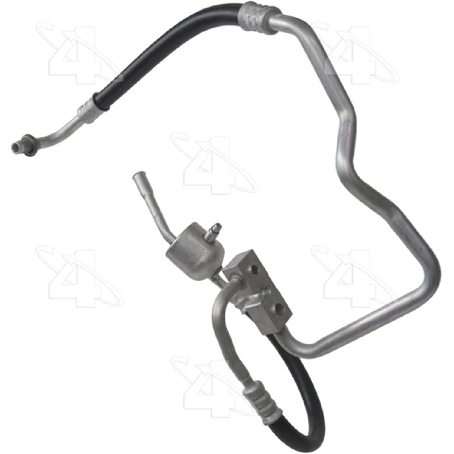 Four Seasons 55669 - A/C Refrigerant Discharge / Suction Hose Assembly Four Seasons 55669 A/C Manifold Hose Assembly product image 1 of 1