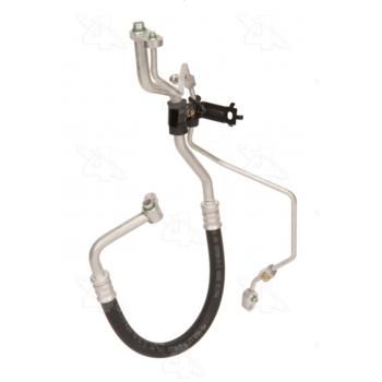 2004 Kia Rio A/C Suction and Liquid Line Hose Assembly Four Seasons 55734 image 2 of 4