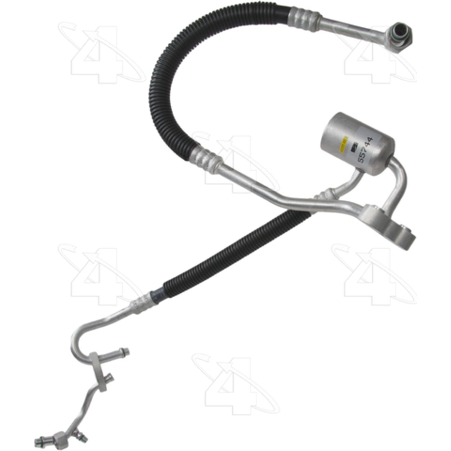 Four Seasons 55744 - A/C Refrigerant Discharge / Suction Hose Assembly Four Seasons 55744 A/C Manifold Hose Assembly product image 1 of 1