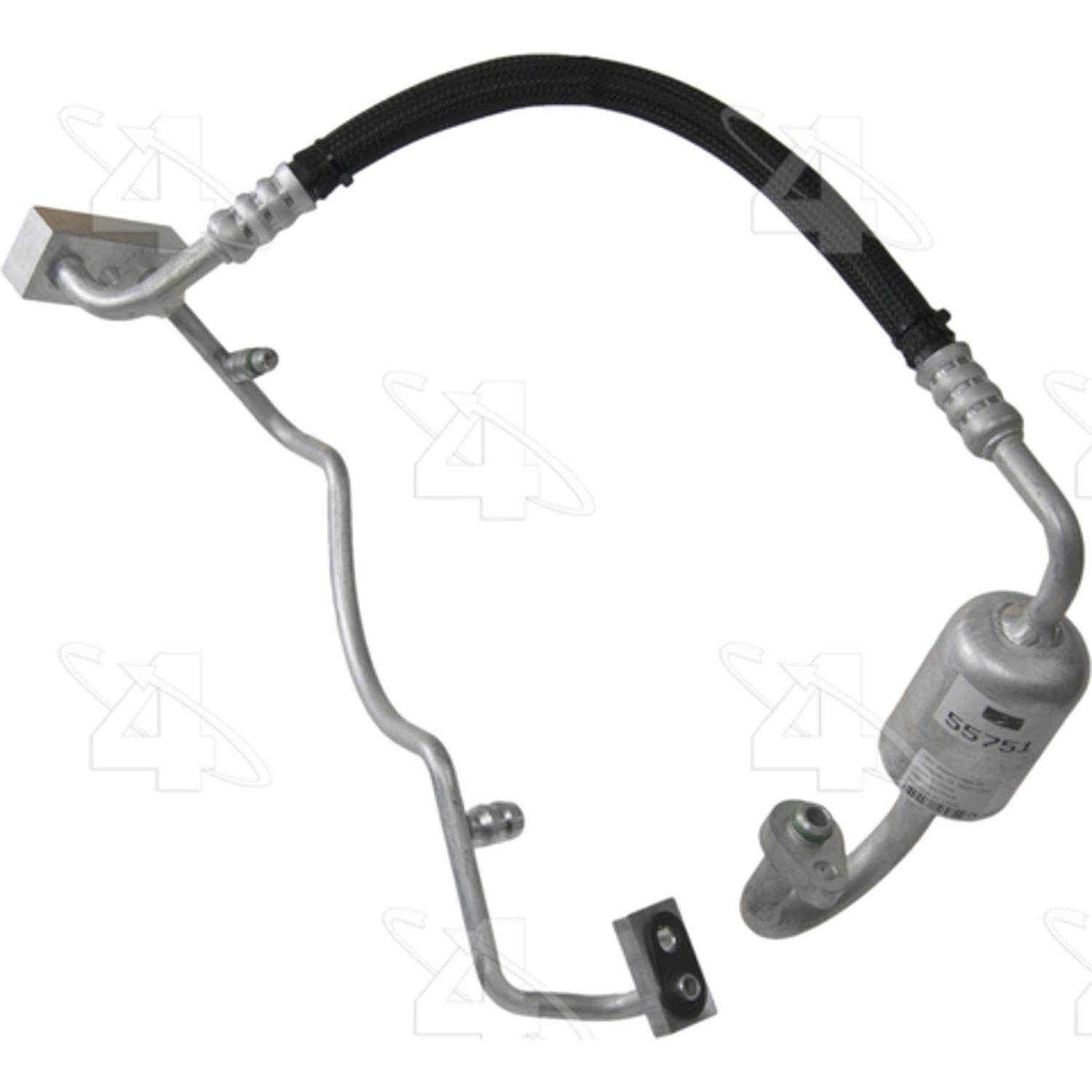 Four Seasons 55751 - A/C Refrigerant Discharge Hose Four Seasons 55751 A/C Discharge and Liquid Line product image 1 of 1
