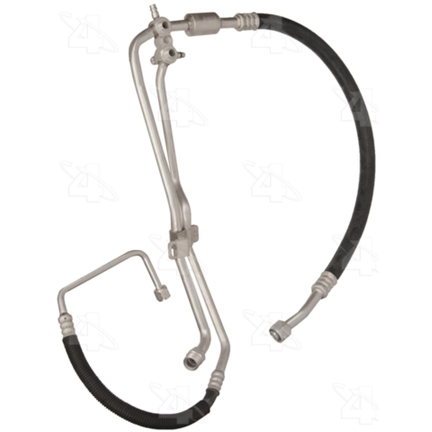 Four Seasons 55910 - A/C Refrigerant Discharge / Suction Hose Assembly Four Seasons 55910 A/C Manifold Hose Assembly product image 1 of 2