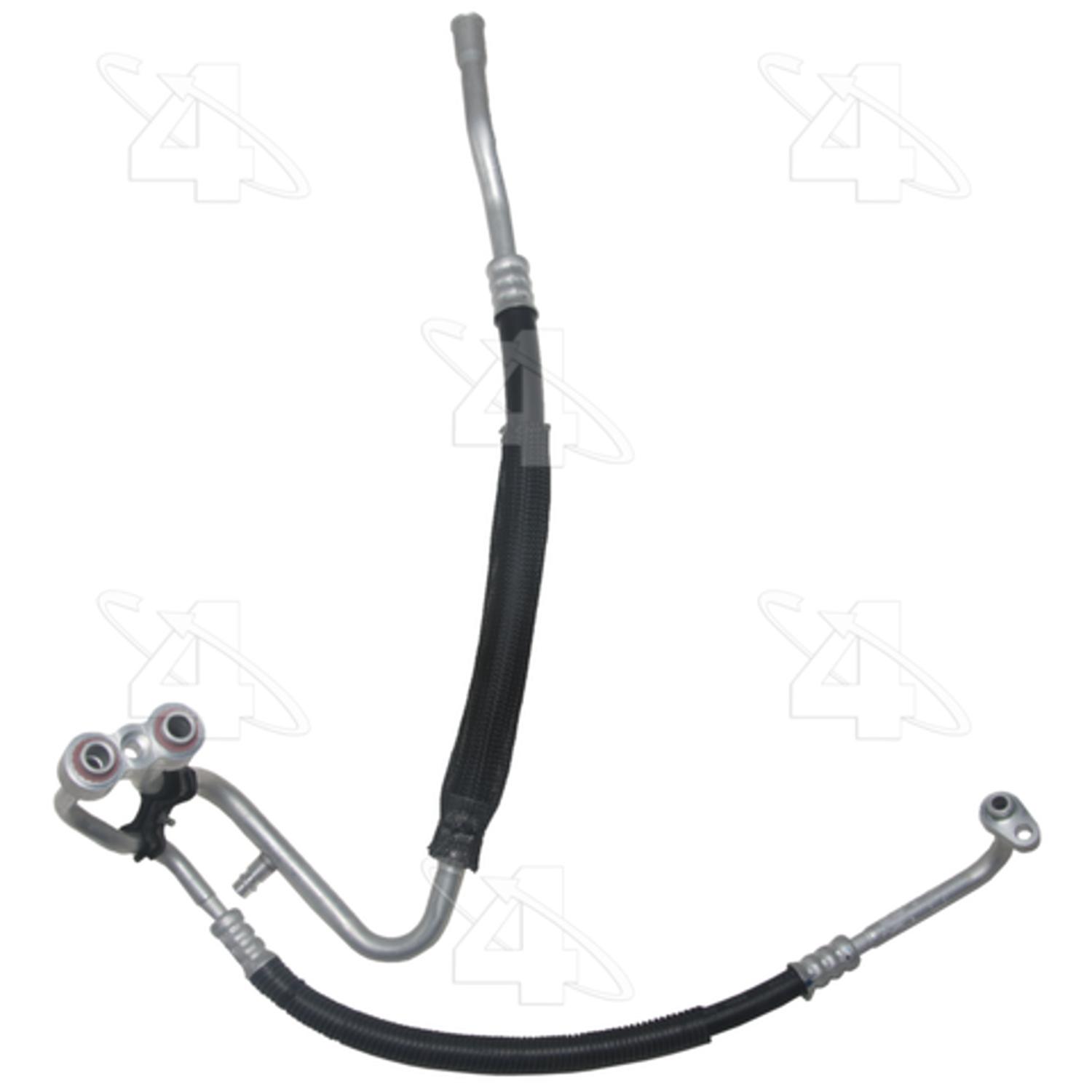 Four Seasons 55960 - A/C Refrigerant Discharge / Suction Hose Assembly Four Seasons 55960 A/C Manifold Hose Assembly product image 2 of 6