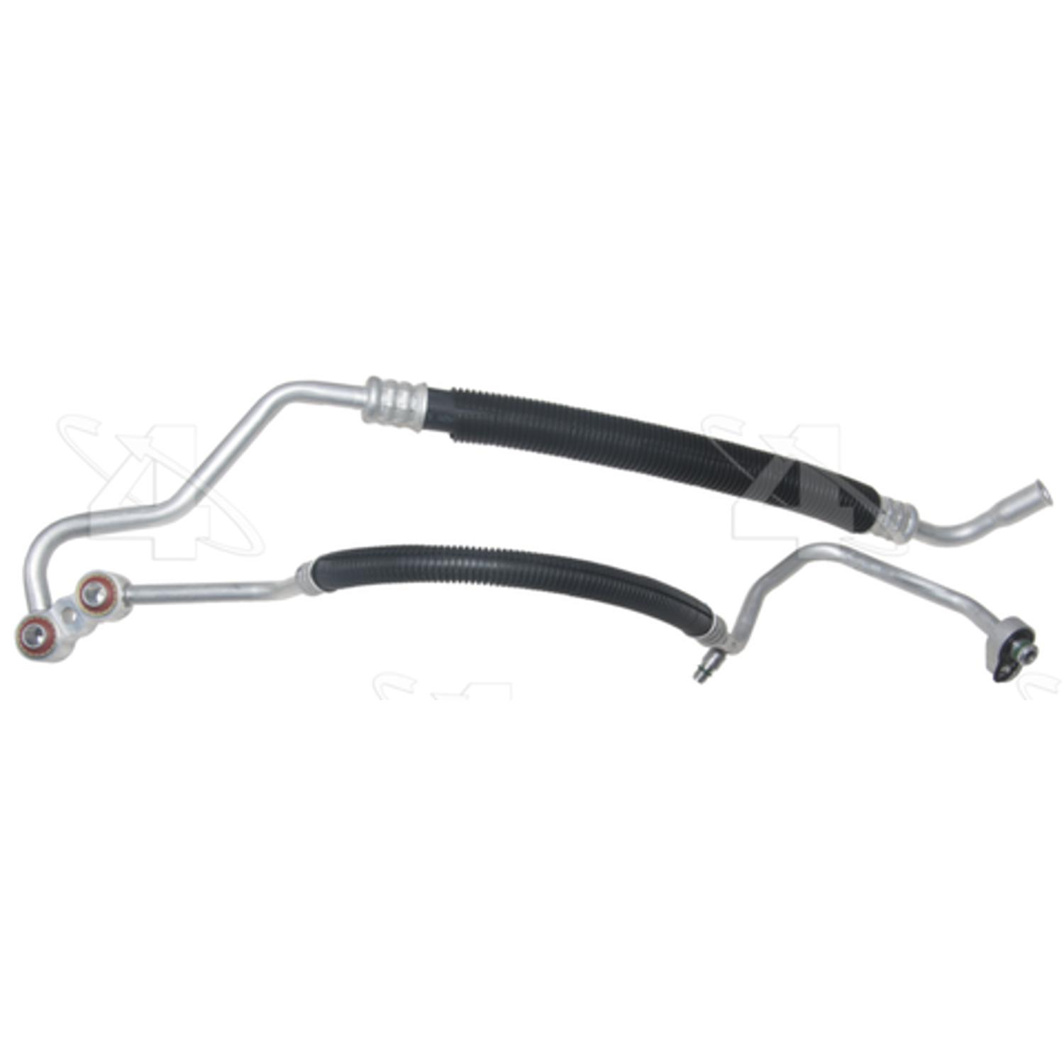 Four Seasons 56025 - A/C Refrigerant Discharge / Suction Hose Assembly Four Seasons 56025 A/C Manifold Hose Assembly product image 2 of 5