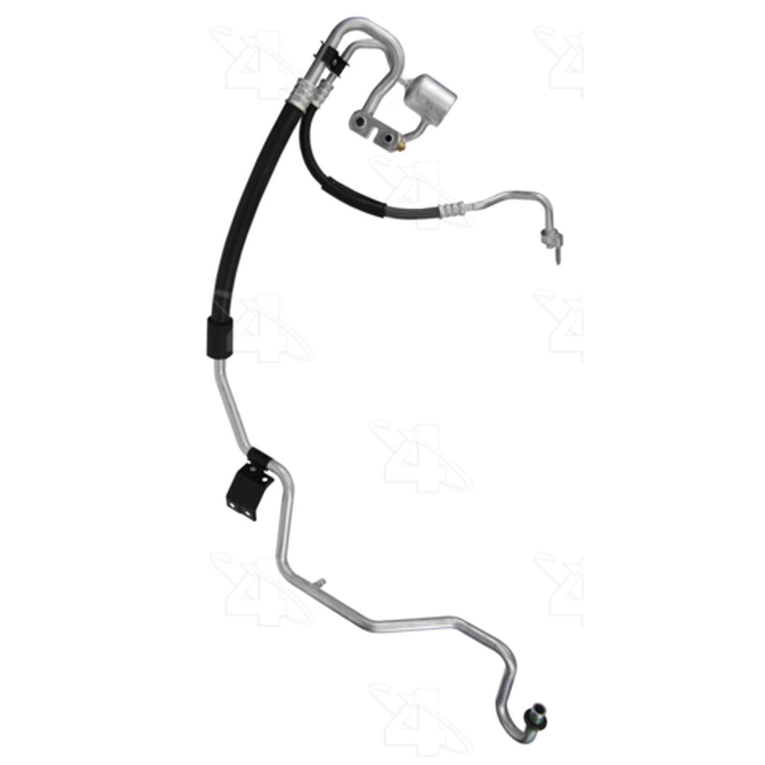 Four Seasons 56051 - A/C Refrigerant Discharge / Suction Hose Assembly Four Seasons 56051 A/C Manifold Hose Assembly product image 1 of 6