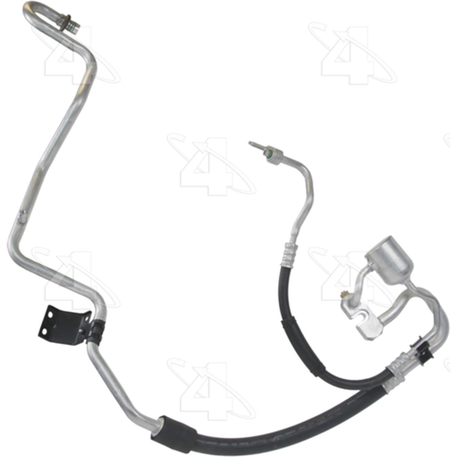 Four Seasons 56051 - A/C Refrigerant Discharge / Suction Hose Assembly Four Seasons 56051 A/C Manifold Hose Assembly product image 2 of 6