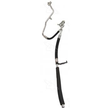 2002 Jaguar S-Type A/C Refrigerant Discharge / Suction Hose Assembly Four Seasons 56058 image 1 of 2