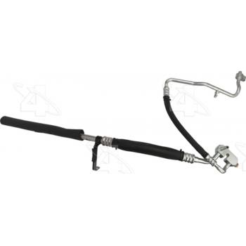 2002 Jaguar S-Type A/C Refrigerant Discharge / Suction Hose Assembly Four Seasons 56058 image 2 of 2