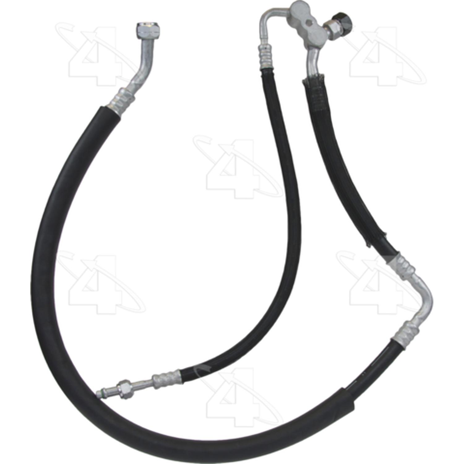 Four Seasons 56083 - A/C Refrigerant Discharge / Suction Hose Assembly Four Seasons 56083 A/C Manifold Hose Assembly product image 2 of 5