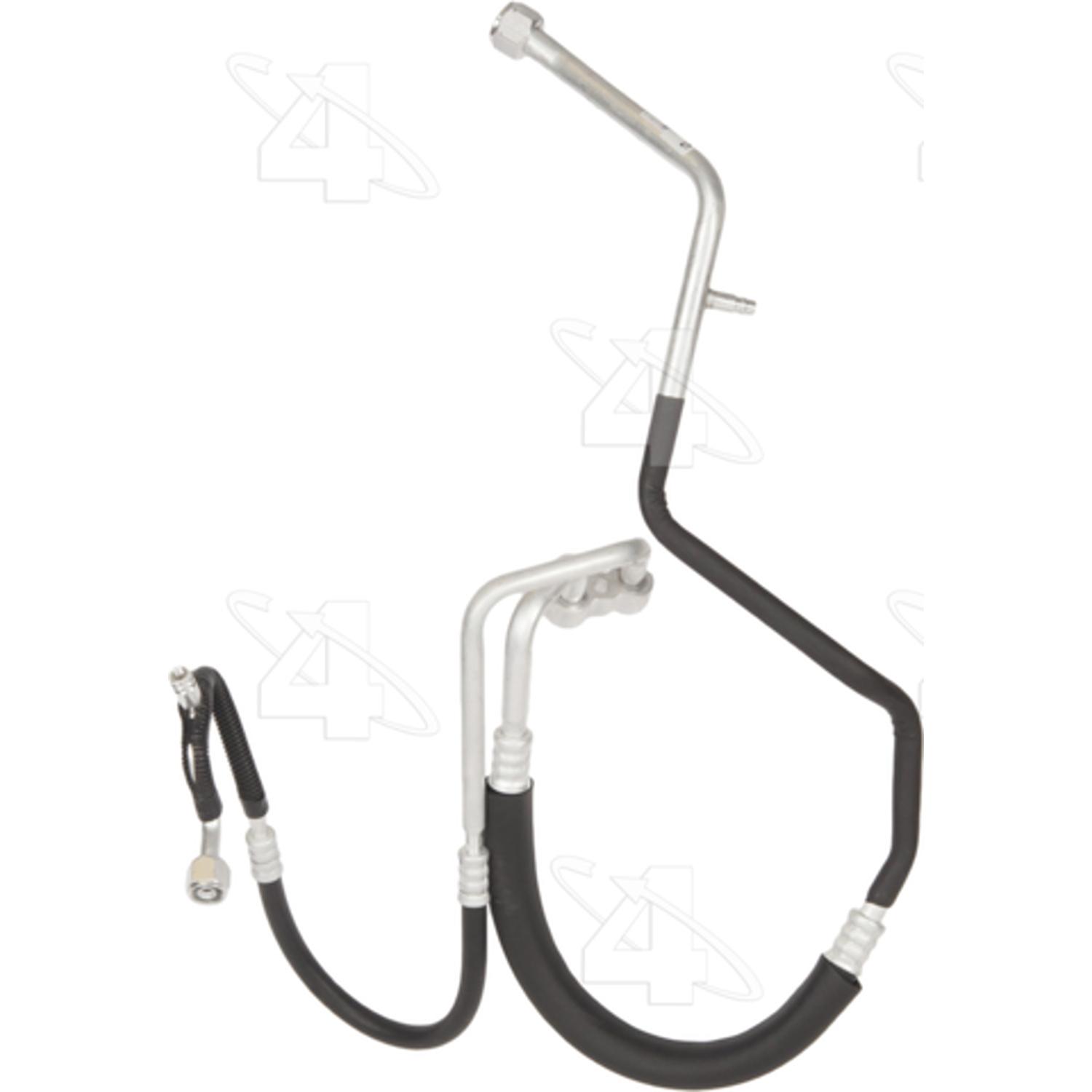 Four Seasons 56166 - A/C Refrigerant Discharge / Suction Hose Assembly Four Seasons 56166 A/C Manifold Hose Assembly product image 1 of 2