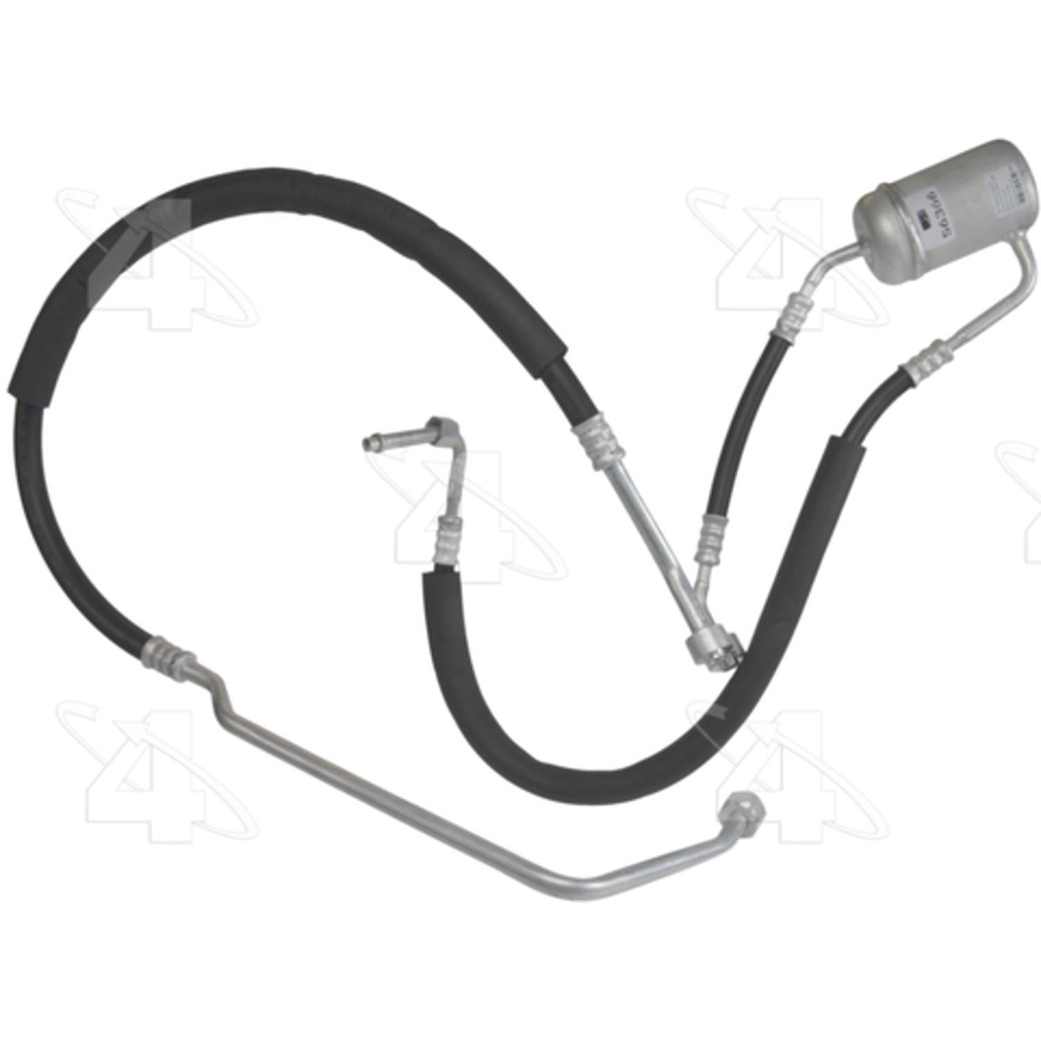Four Seasons 56366 - A/C Refrigerant Discharge / Suction Hose Assembly Four Seasons 56366 A/C Manifold Hose Assembly product image 1 of 1