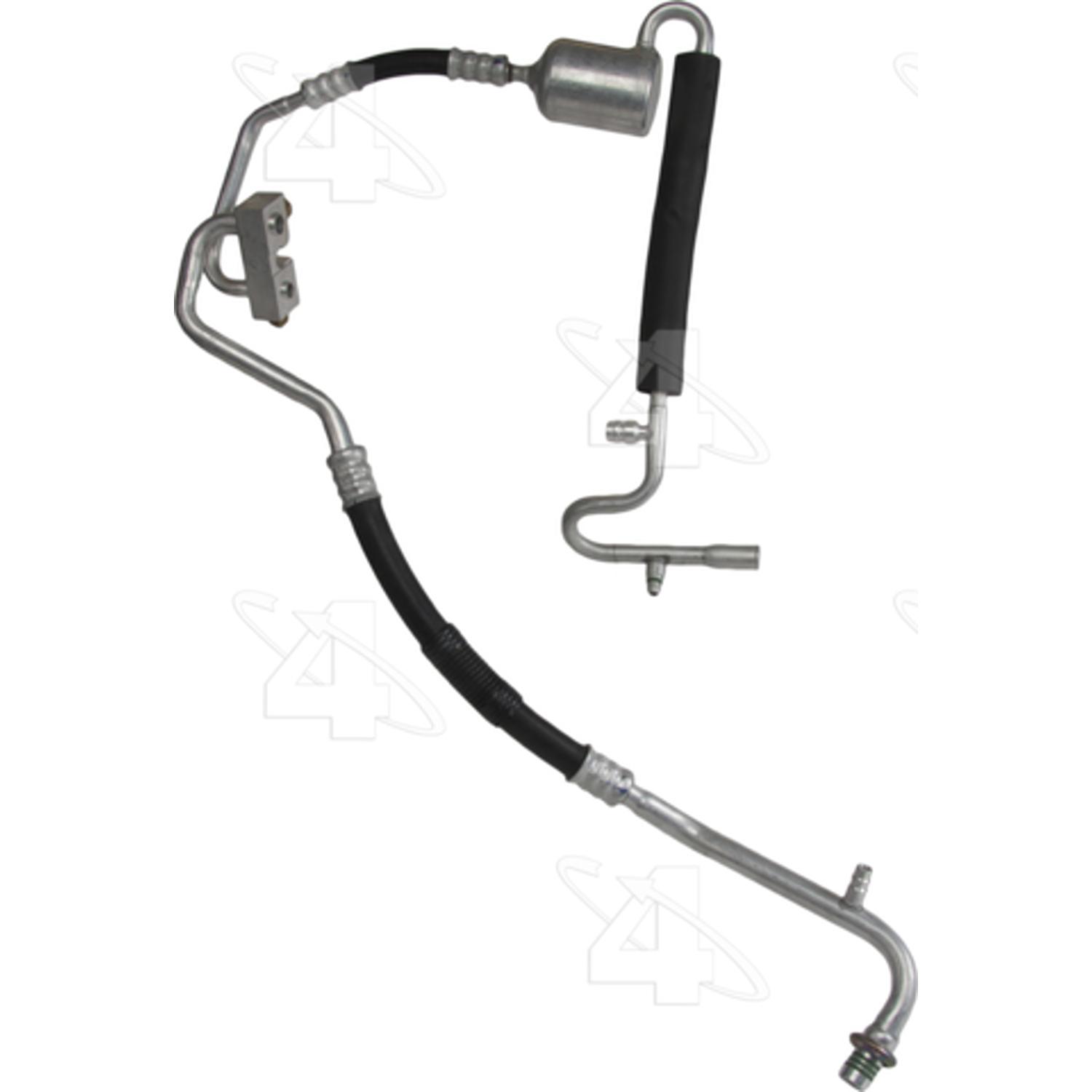 Four Seasons 56395 - A/C Refrigerant Discharge / Suction Hose Assembly Four Seasons 56395 A/C Manifold Hose Assembly product image 1 of 1