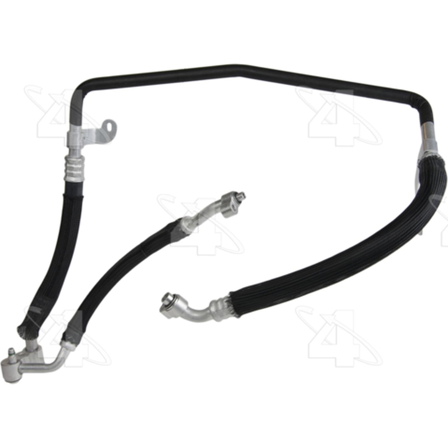Four Seasons 56418 - A/C Refrigerant Discharge / Suction Hose Assembly Four Seasons 56418 A/C Manifold Hose Assembly product image 1 of 1