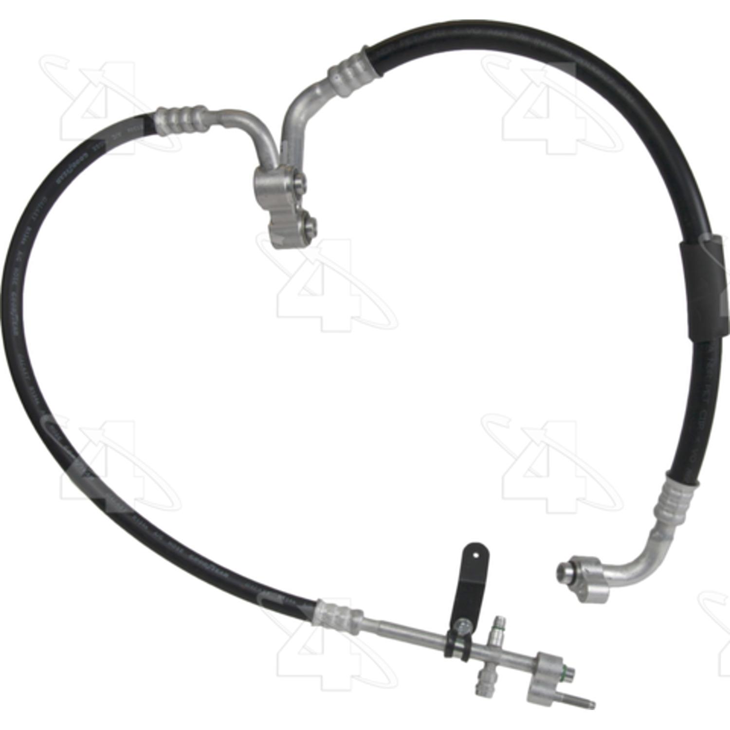 Four Seasons 56433 - A/C Refrigerant Discharge / Suction Hose Assembly Four Seasons 56433 A/C Manifold Hose Assembly product image 1 of 1