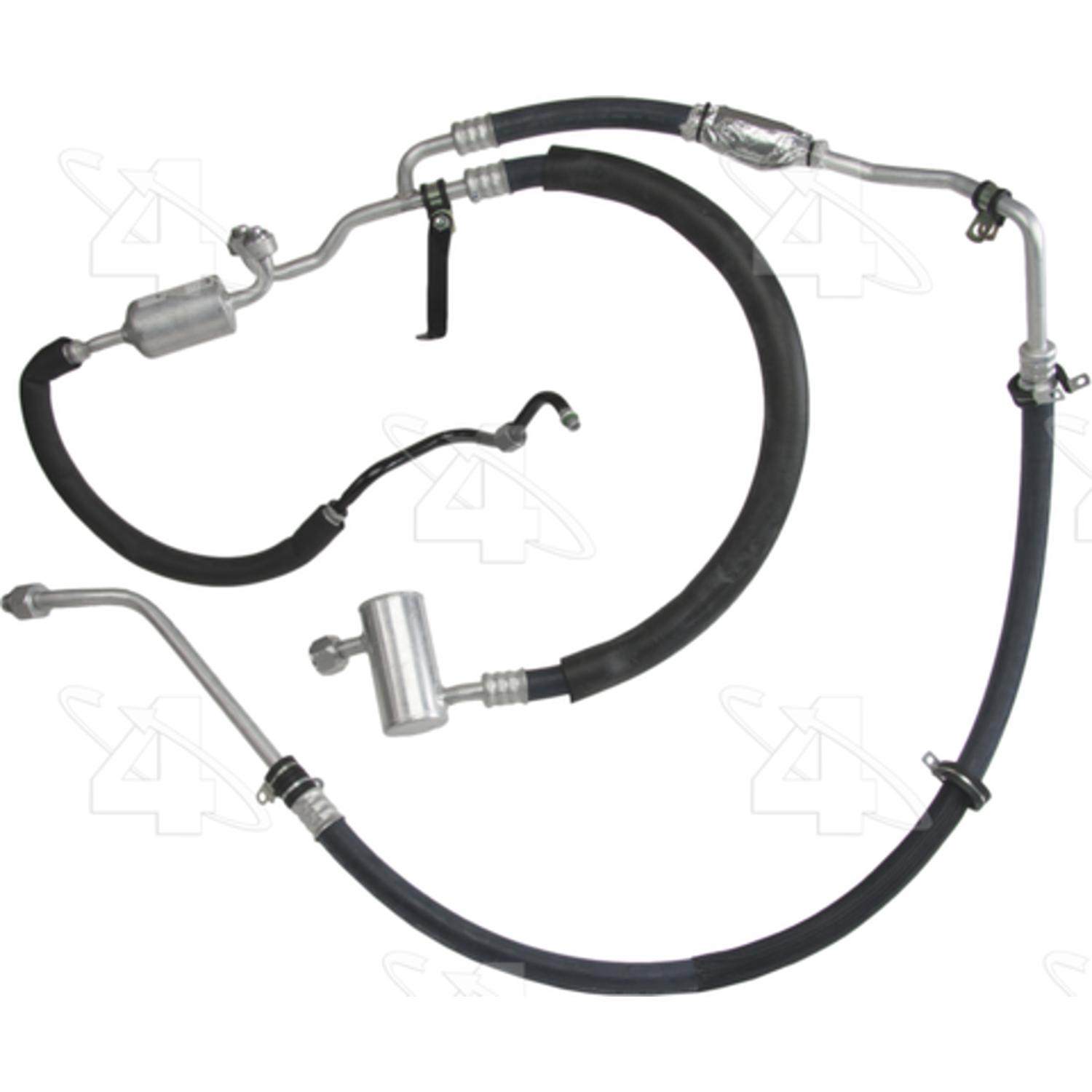 Four Seasons 56434 - A/C Refrigerant Discharge / Suction Hose Assembly Four Seasons 56434 A/C Manifold Hose Assembly product image 1 of 1