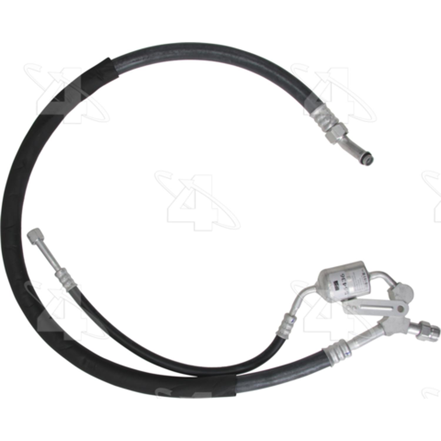 Four Seasons 56436 - A/C Refrigerant Discharge / Suction Hose Assembly Four Seasons 56436 A/C Manifold Hose Assembly product image 1 of 3