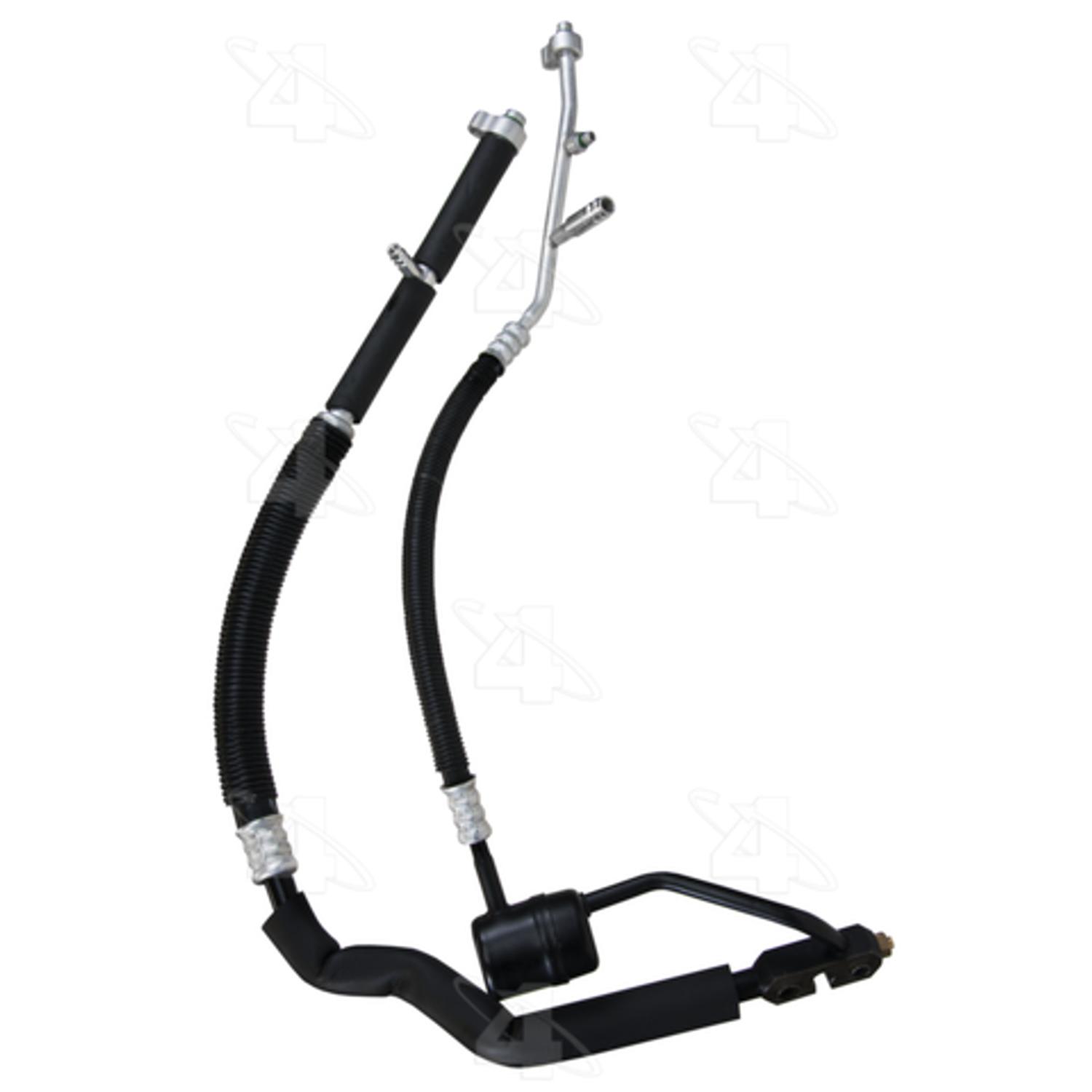 Four Seasons 56476 - A/C Refrigerant Discharge / Suction Hose Assembly Four Seasons 56476 A/C Manifold Hose Assembly product image 1 of 7