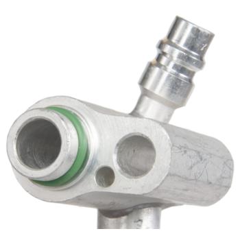 1999 Hyundai Accent A/C Refrigerant Suction Hose Four Seasons 56613 image 3 of 4