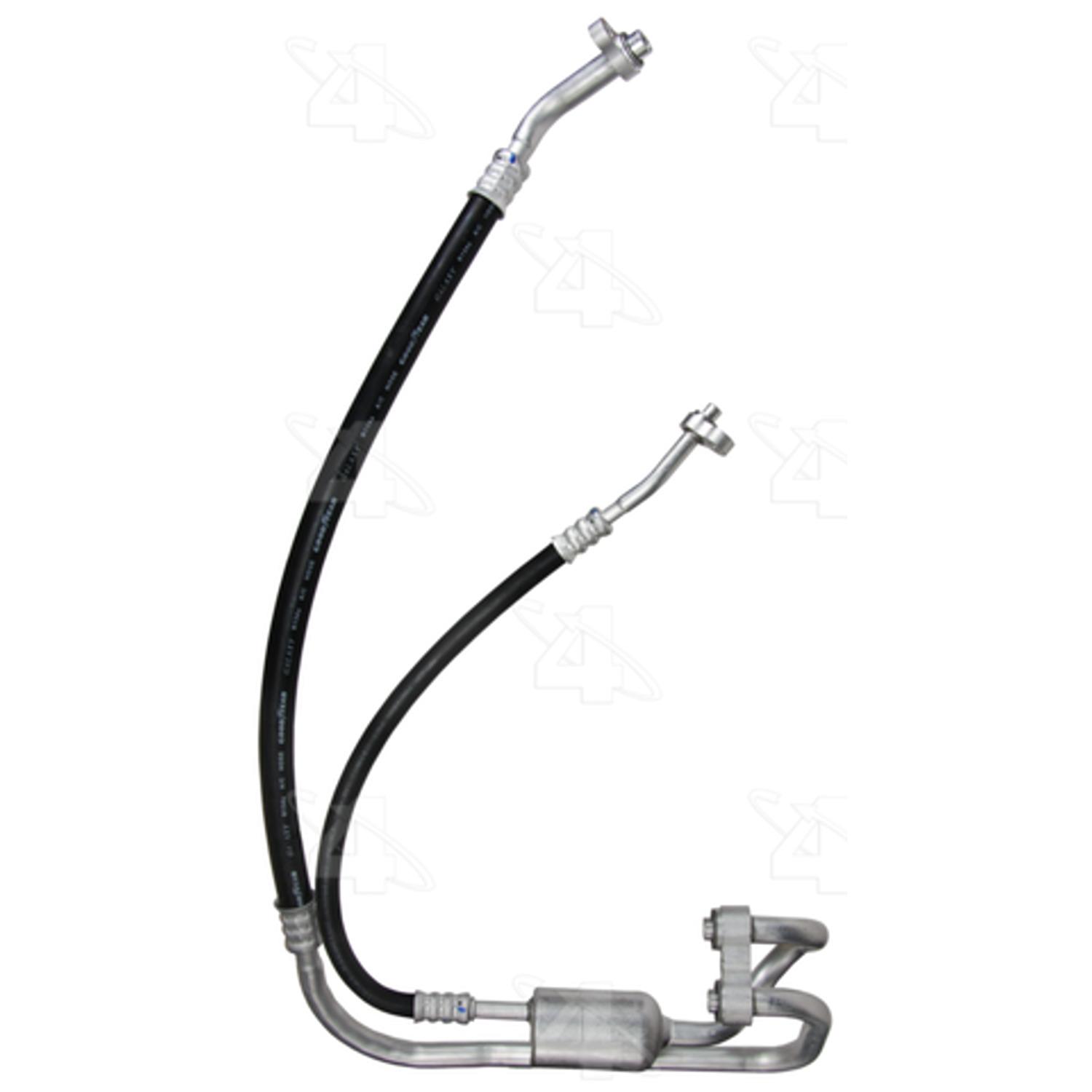 Four Seasons 56652 - A/C Refrigerant Discharge / Suction Hose Assembly Four Seasons 56652 A/C Manifold Hose Assembly product image 1 of 1