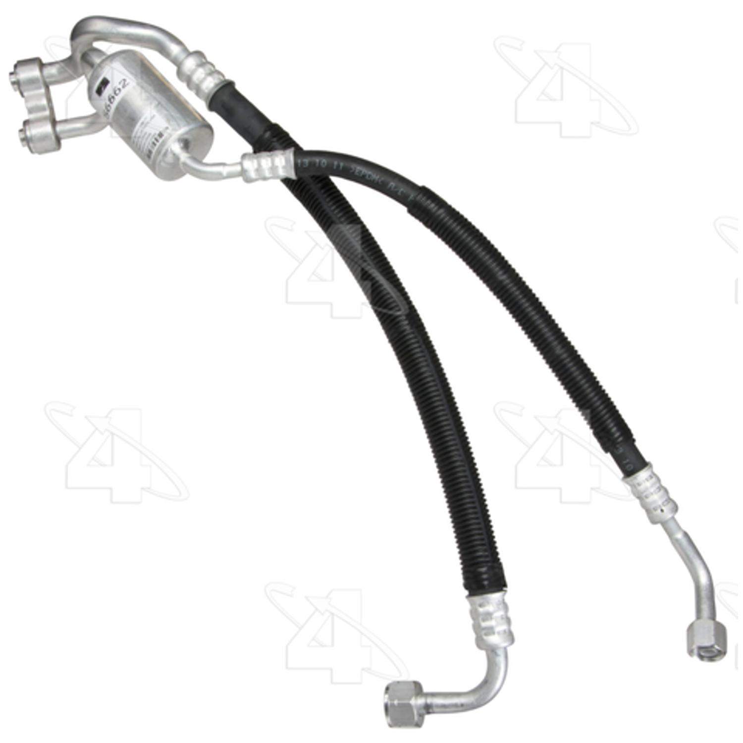 Four Seasons 56662 - A/C Refrigerant Discharge / Suction Hose Assembly Four Seasons 56662 A/C Manifold Hose Assembly product image 1 of 2