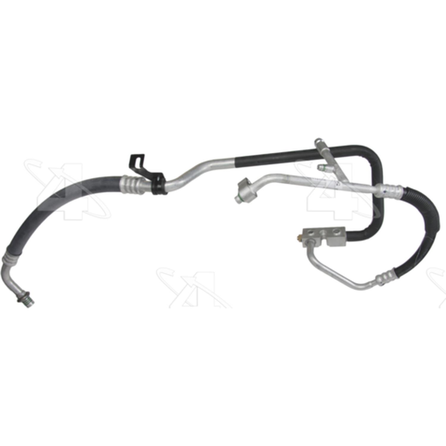 Four Seasons 56689 - A/C Refrigerant Discharge / Suction Hose Assembly Four Seasons 56689 A/C Manifold Hose Assembly product image 1 of 6