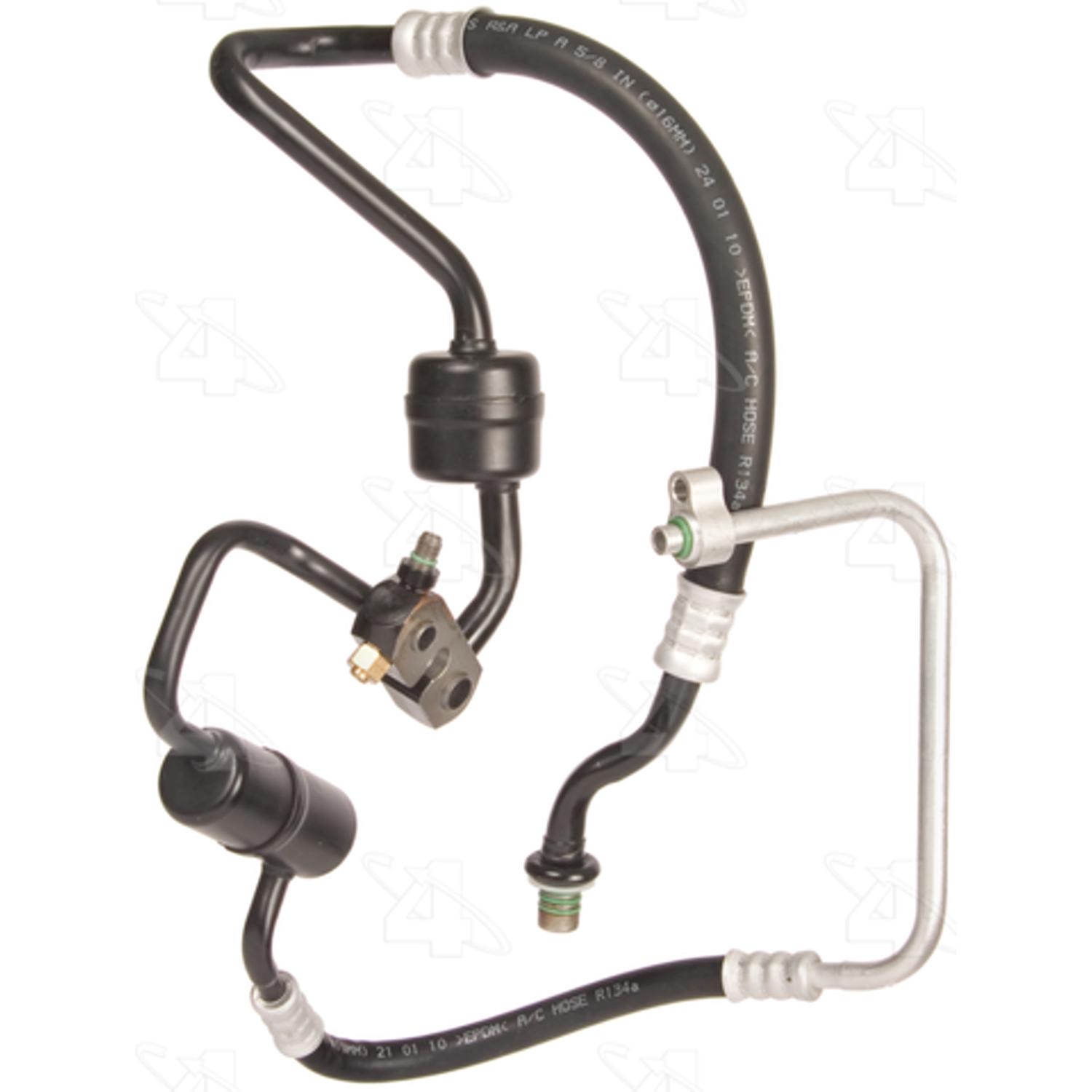 Four Seasons 56696 - A/C Refrigerant Discharge / Suction Hose Assembly Four Seasons 56696 A/C Manifold Hose Assembly product image 1 of 5