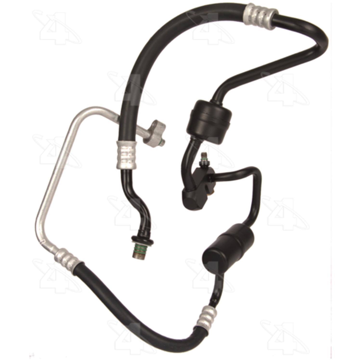 Four Seasons 56696 - A/C Refrigerant Discharge / Suction Hose Assembly Four Seasons 56696 A/C Manifold Hose Assembly product image 2 of 5